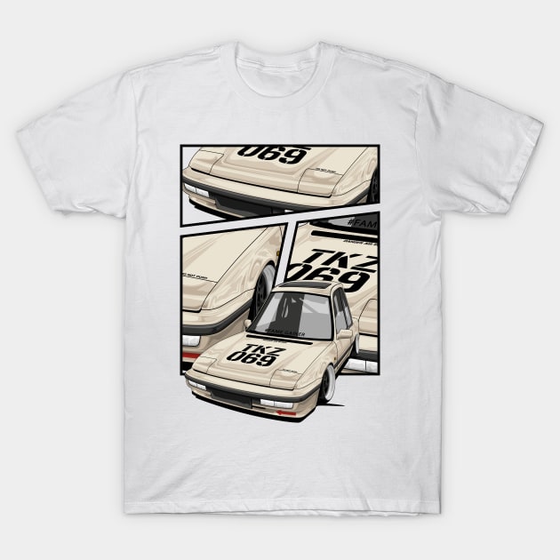 Honda Prelude III 3 Gen Stance Static Camber Classic T-Shirt by dygus